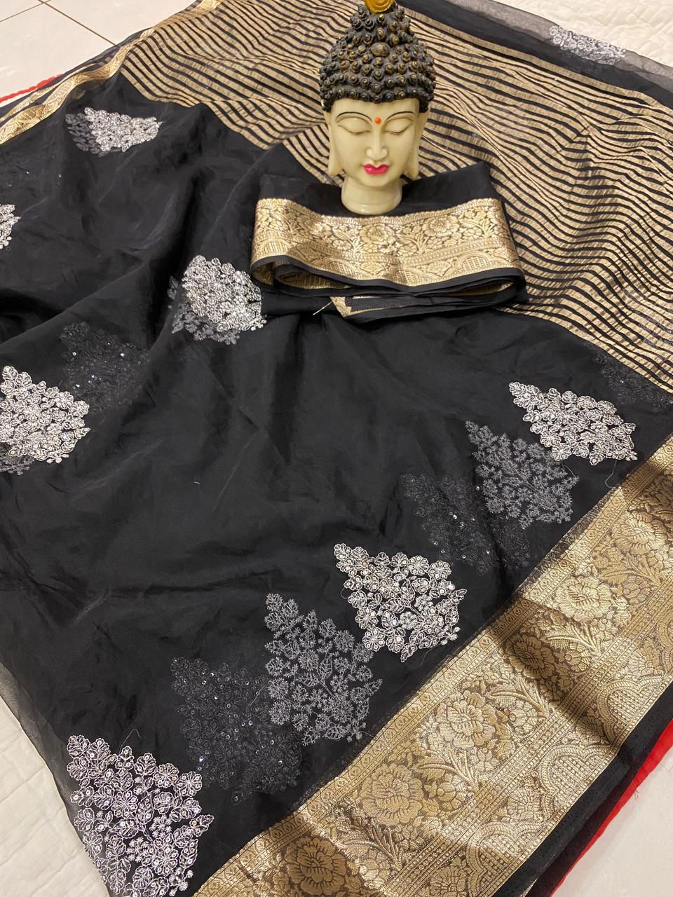 Kanchipuram Organza Saree