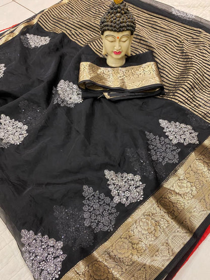 Kanchipuram Organza Saree