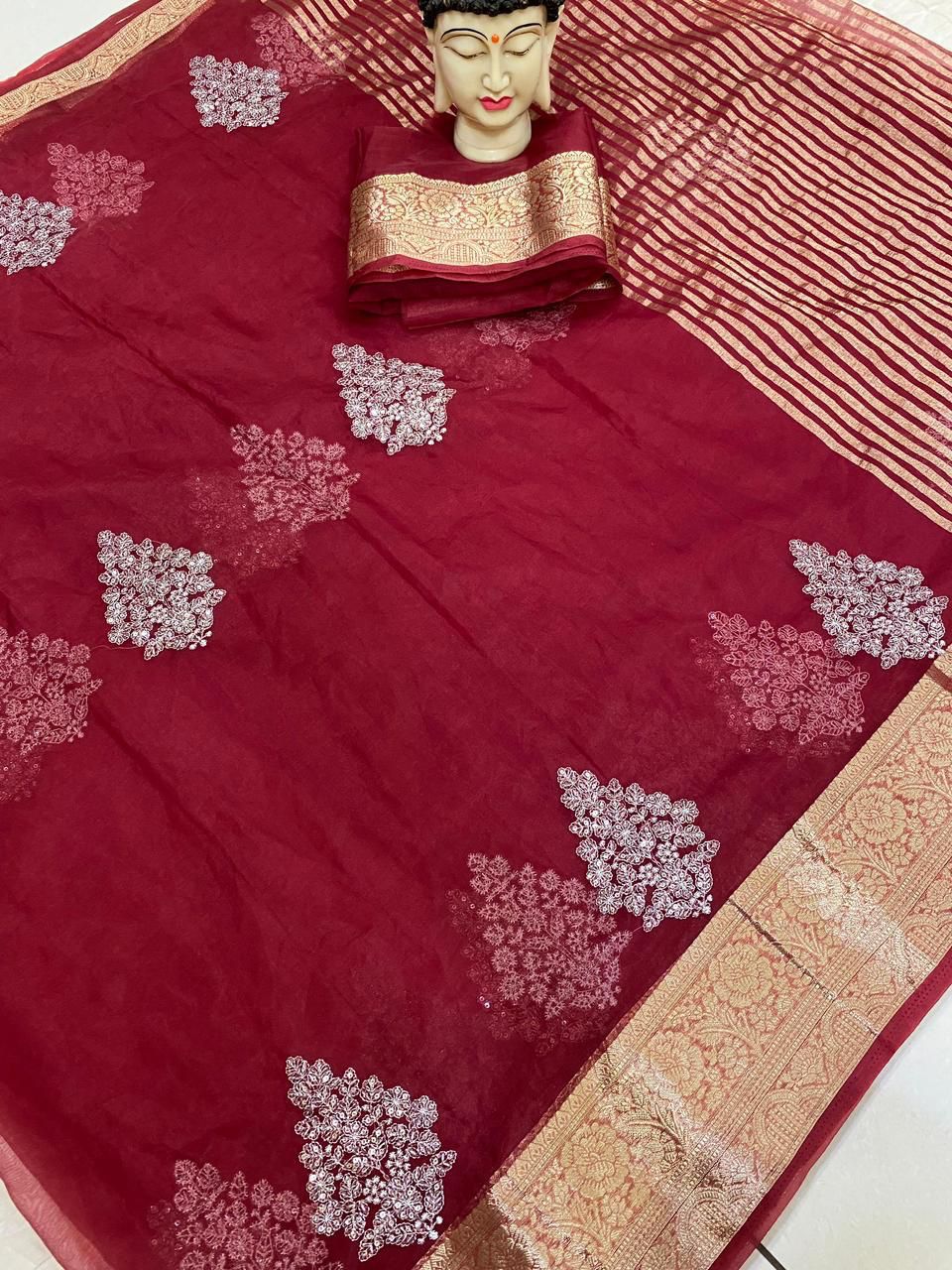 Kanchipuram Organza Saree