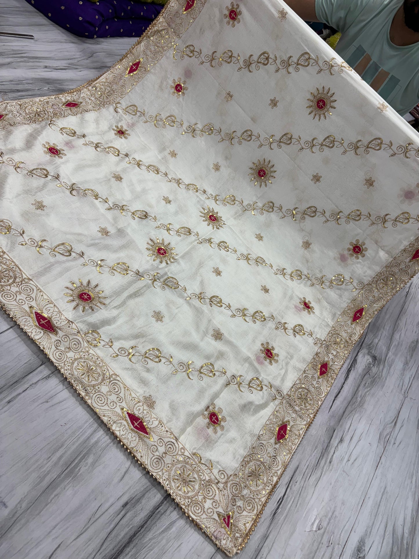 Vintage Work Dupatta