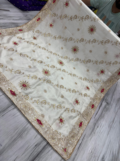 Vintage Work Dupatta