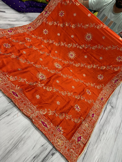 Vintage Work Dupatta