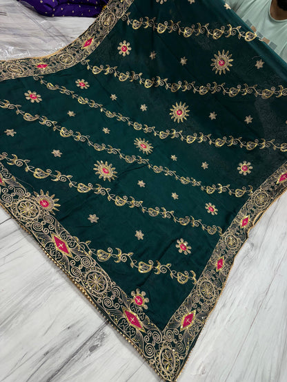 Vintage Work Dupatta