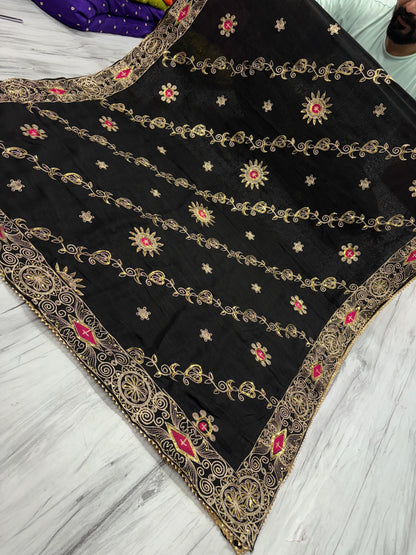 Vintage Work Dupatta