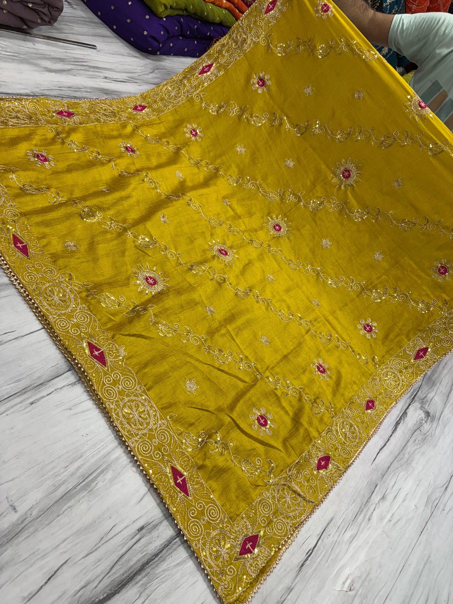 Vintage Work Dupatta