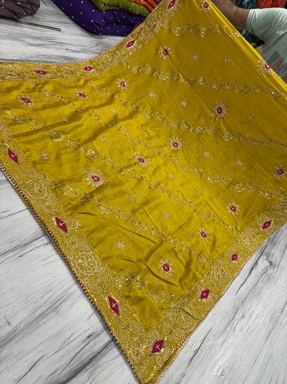 Vintage Work Dupatta