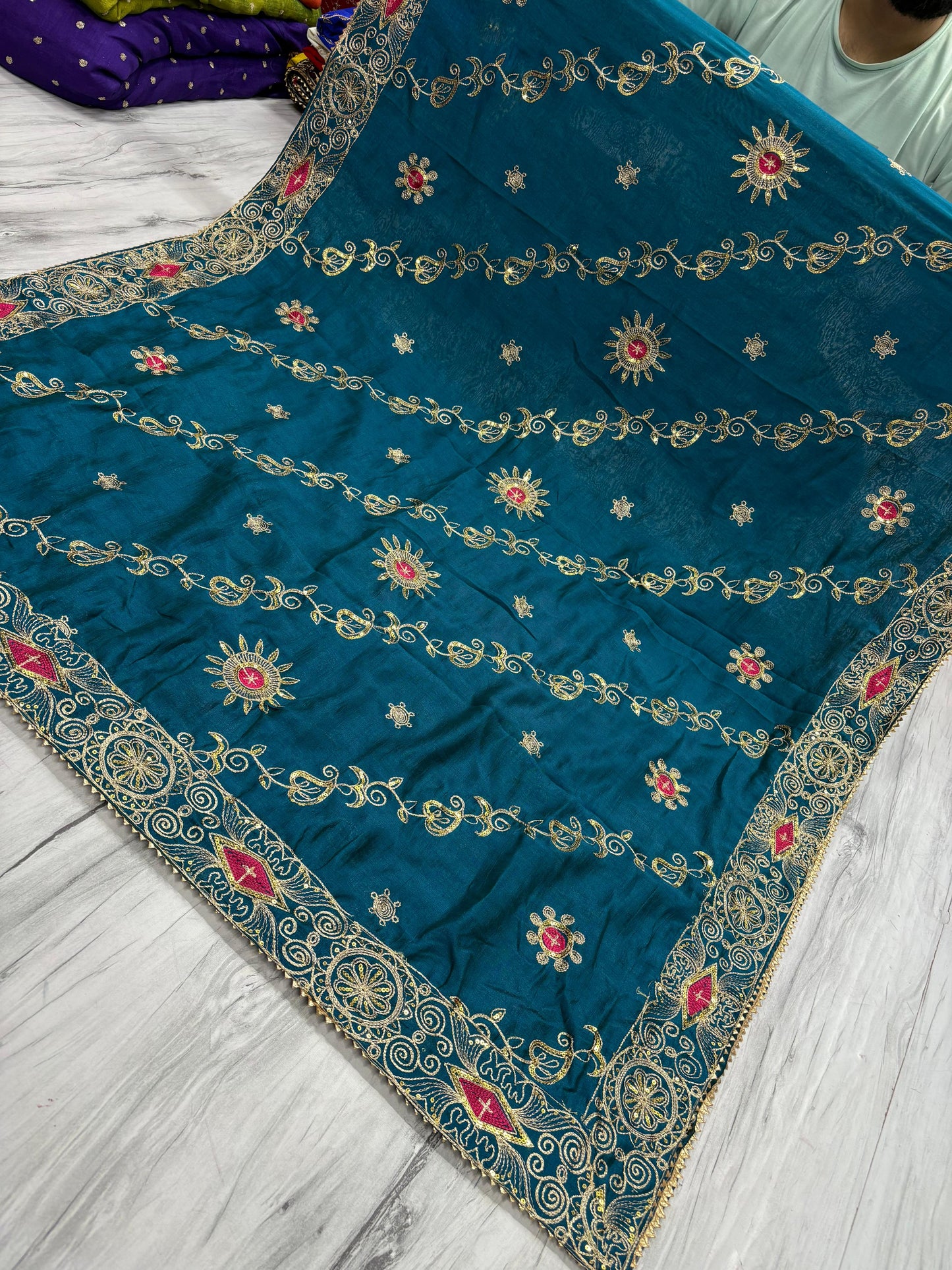 Vintage Work Dupatta