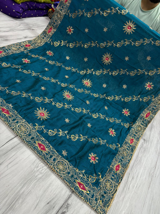 Vintage Work Dupatta