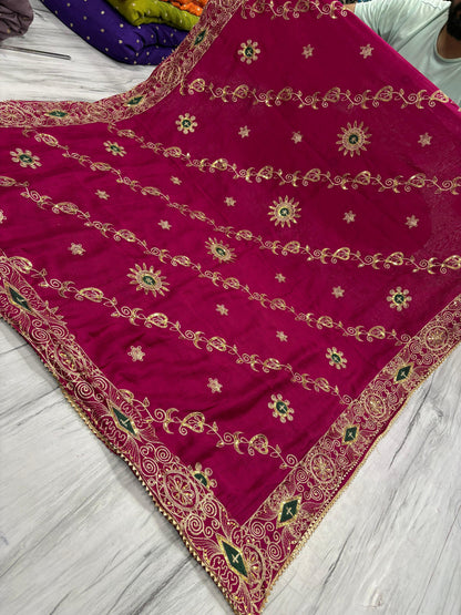 Vintage Work Dupatta
