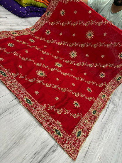 Vintage Work Dupatta