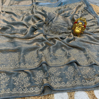Space Silk Saree