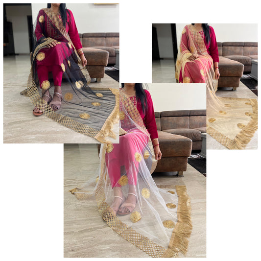 Net Dupatta