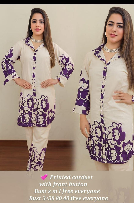 Digital Print Korean Co-ord Set