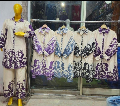 Digital Print Korean Co-ord Set