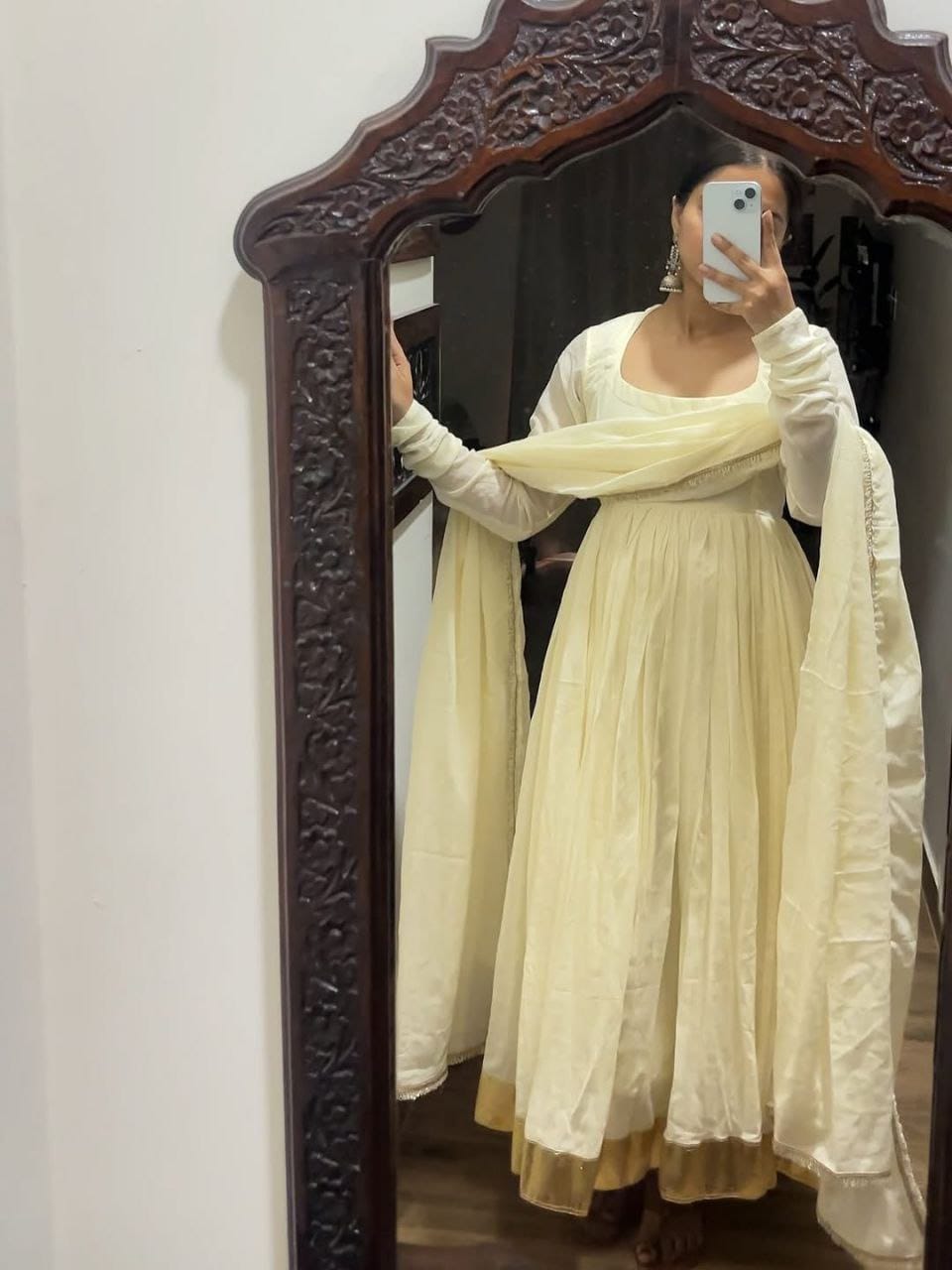White Lace Gown