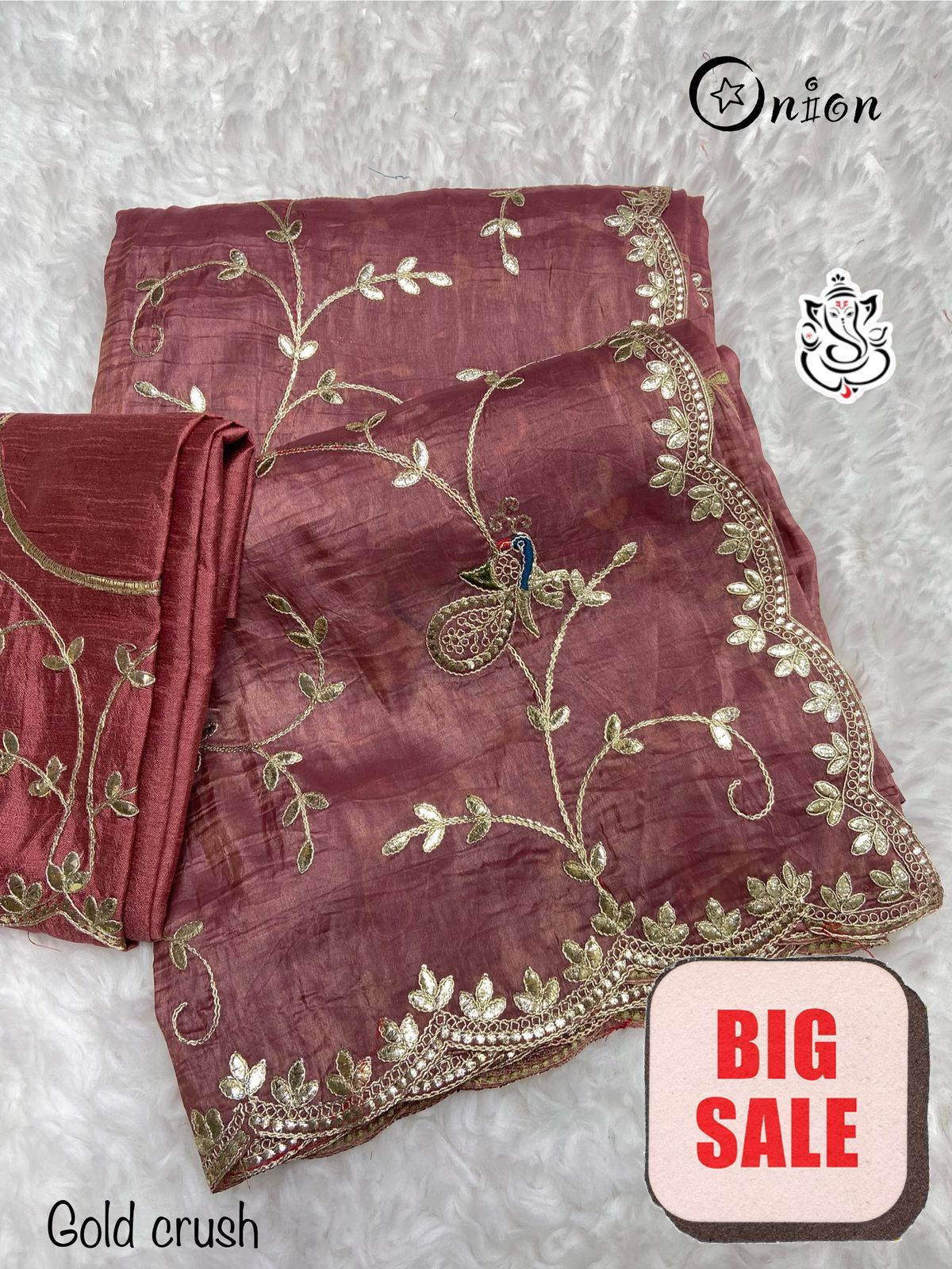 Crush Saree