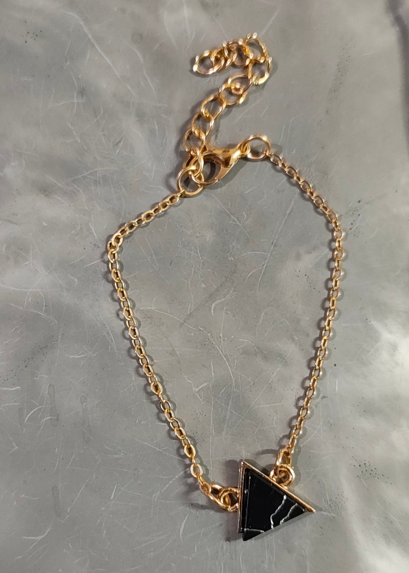 Golden Triangle Bracelet