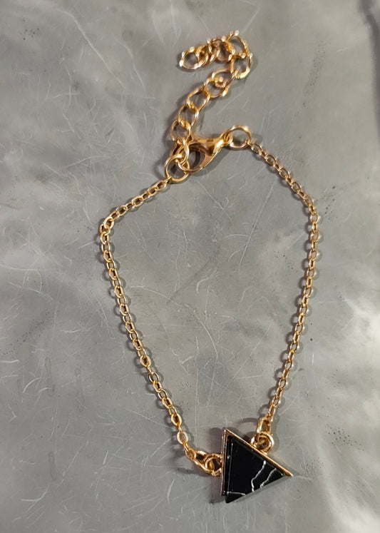 Golden Triangle Bracelet