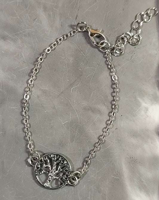 Silver Tree Of Life Bracelet