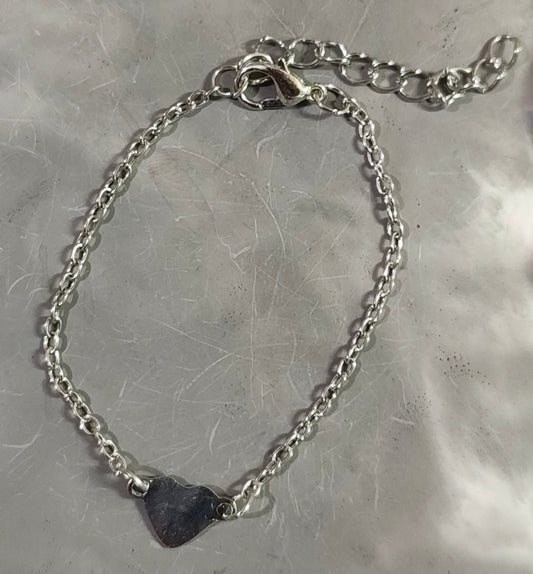 Silver Heart Bracelet