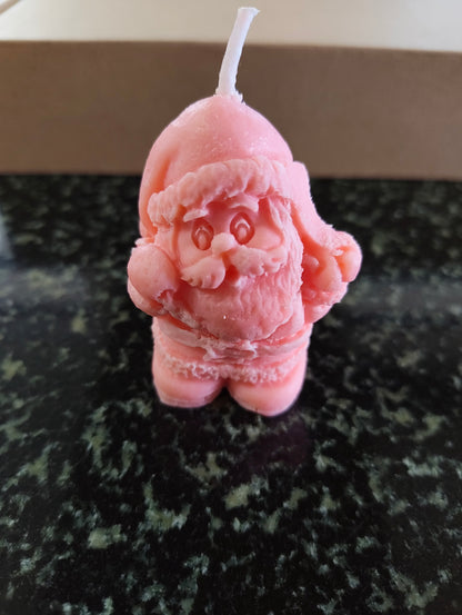 Candy Cane Cocoa Santa Claus Candle