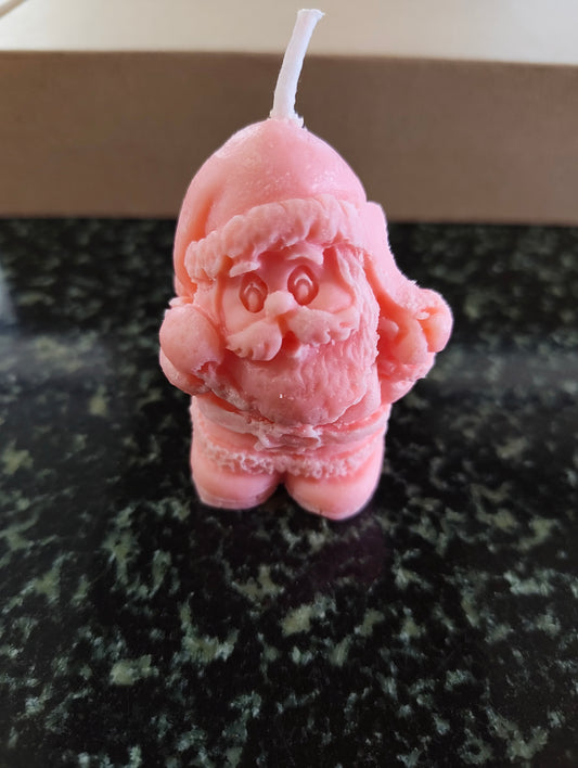 Candy Cane Cocoa Santa Claus Candle