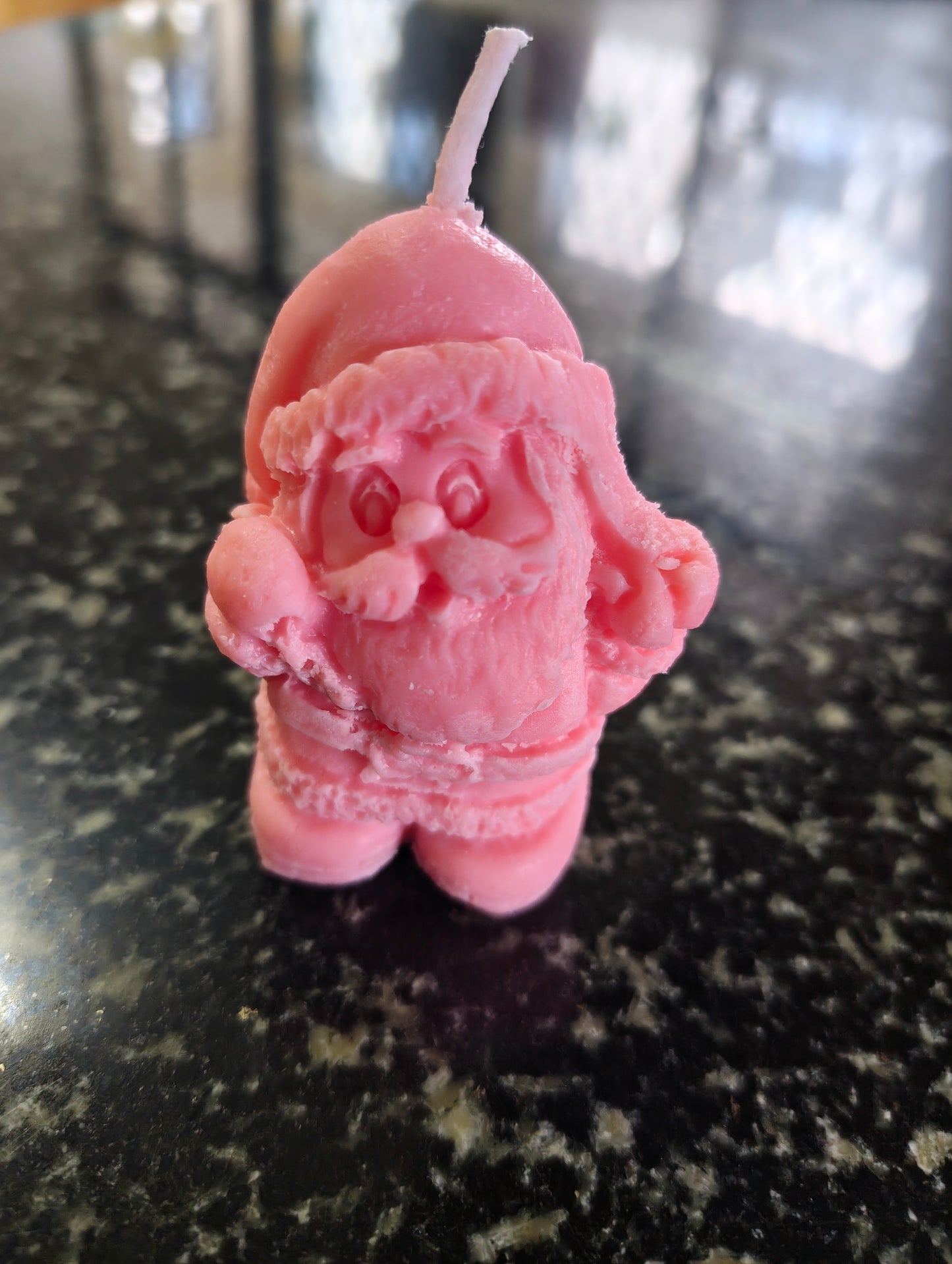 Candy Cane Cocoa Santa Claus Candle