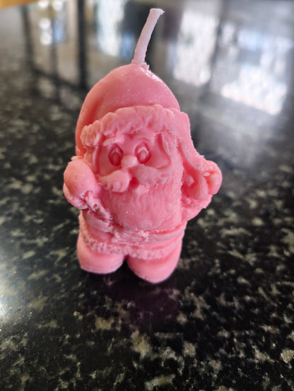 Candy Cane Cocoa Santa Claus Candle