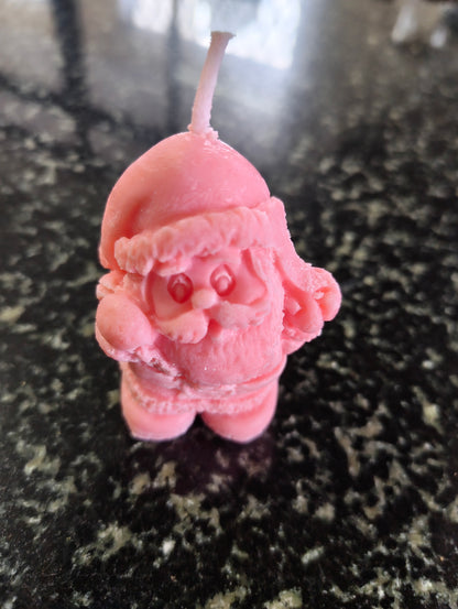 Candy Cane Cocoa Santa Claus Candle