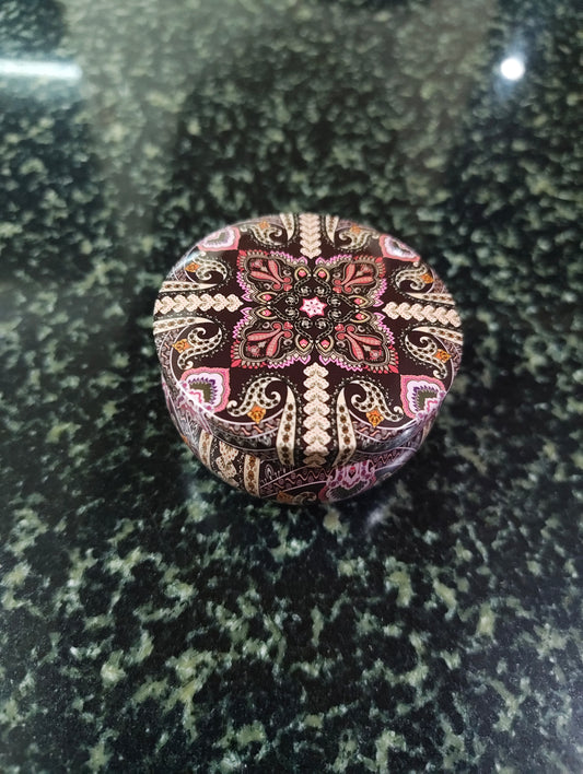 Winter Woods Mandala Tin Candle