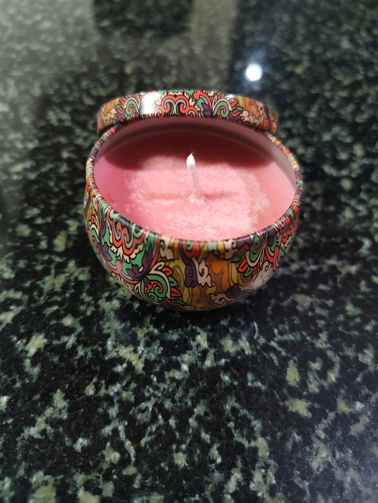 Peppermint Mocha Mandala Tin Candle