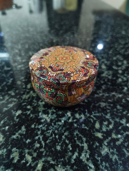 Peppermint Mocha Mandala Tin Candle