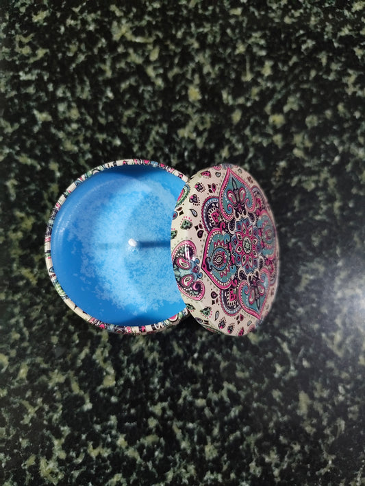 Yuletide Bakery Mandala Tin Candle