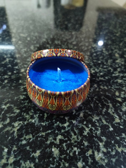 Royal Ember Mandala Tin Candle