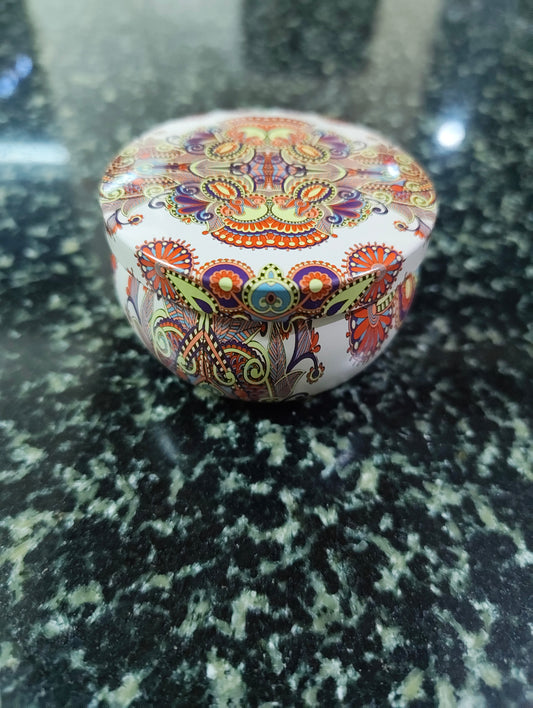 Warm Sanctuary Mandala Tin Candle
