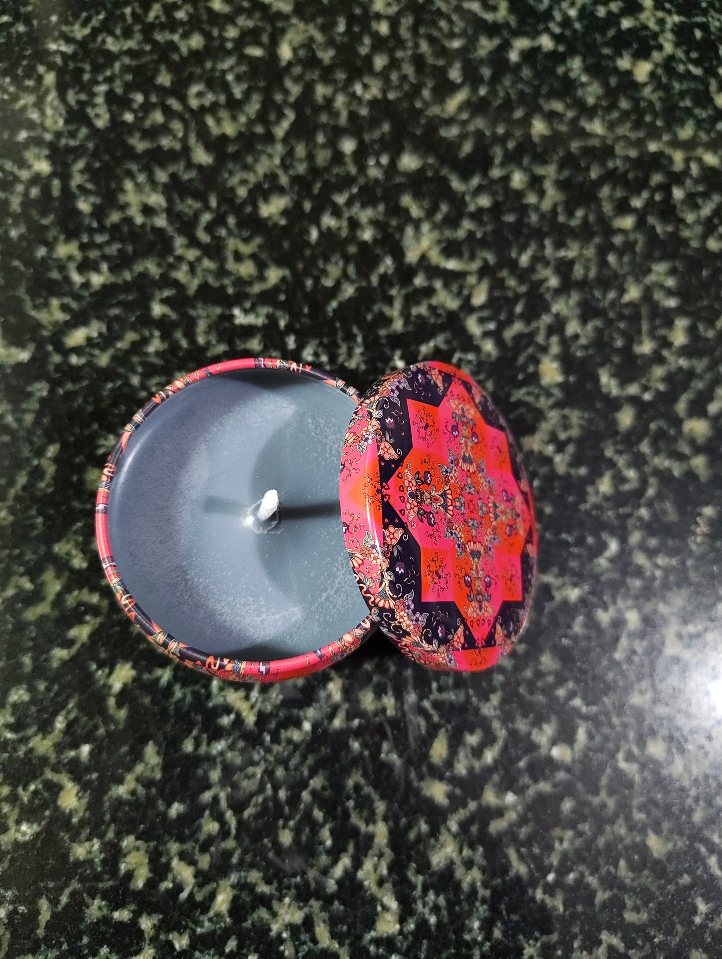Desert Winter Mandala Tin Candle