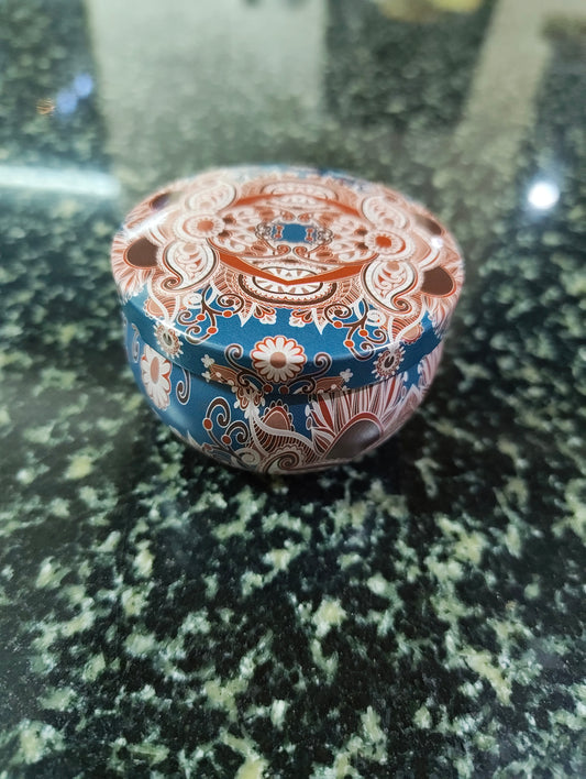Spiced Clementine Mandala Tin Candle