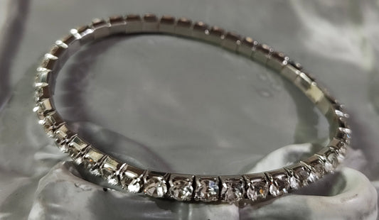 Silver Diamond Bracelet
