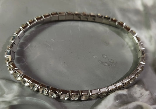 Silver Diamond Bracelet