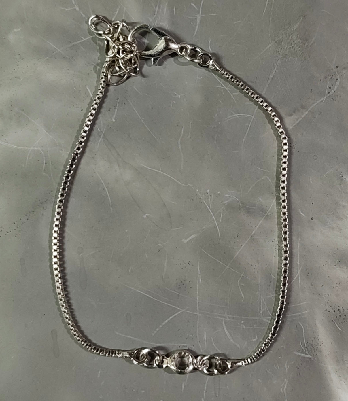Silver Diamond Bracelet