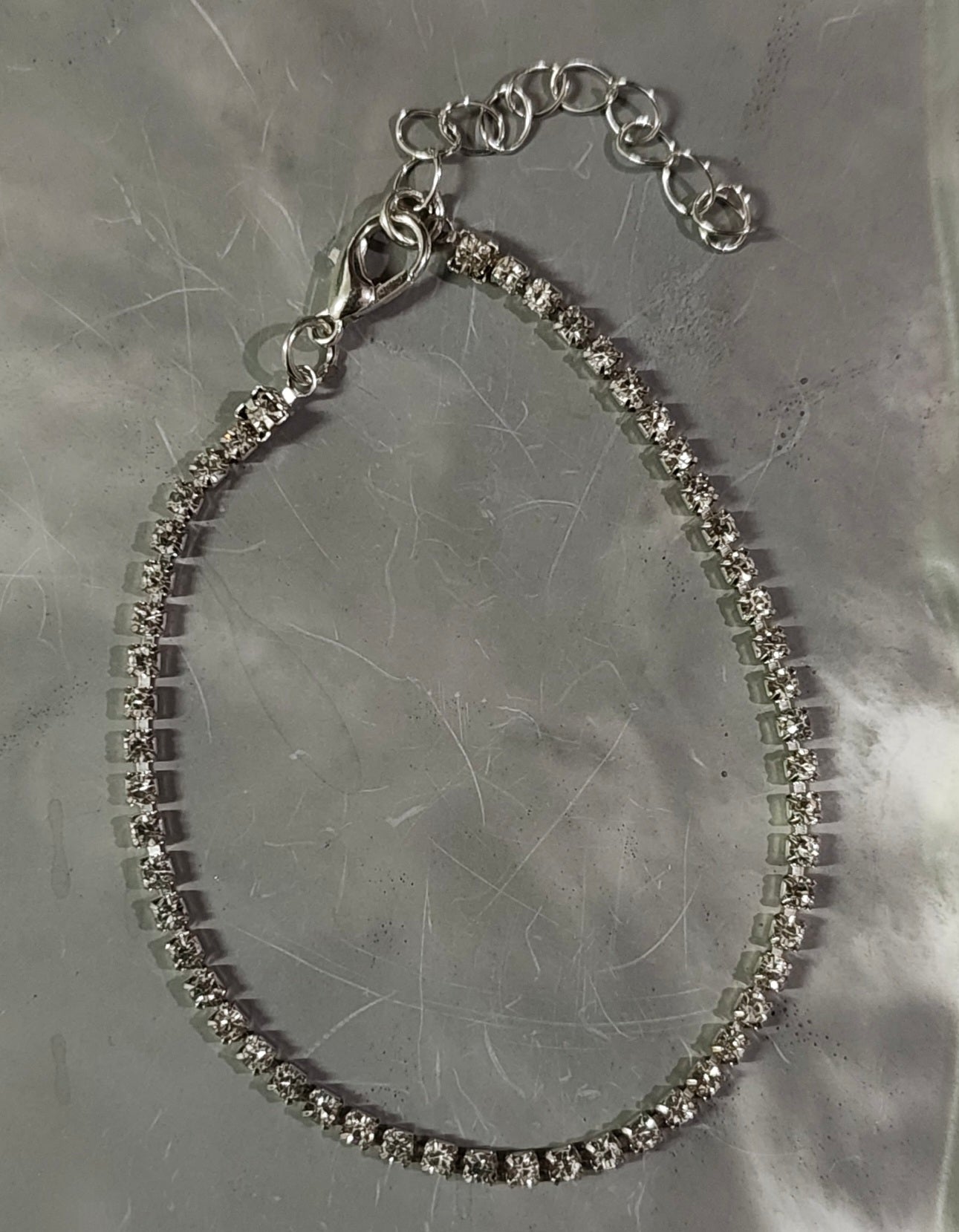 Silver Diamond Bracelet