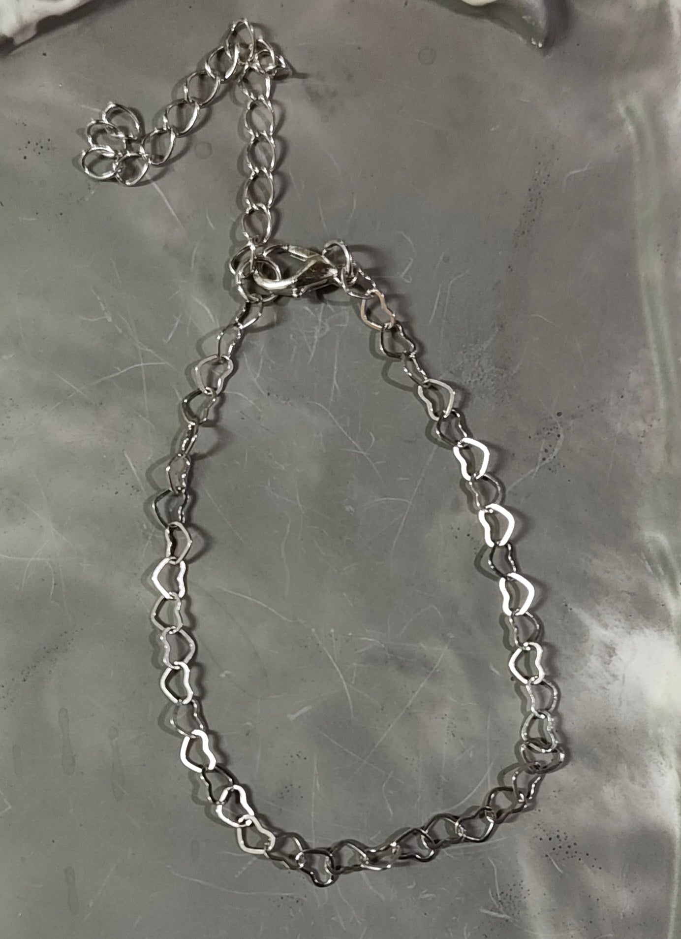 Silver Hearts Bracelet