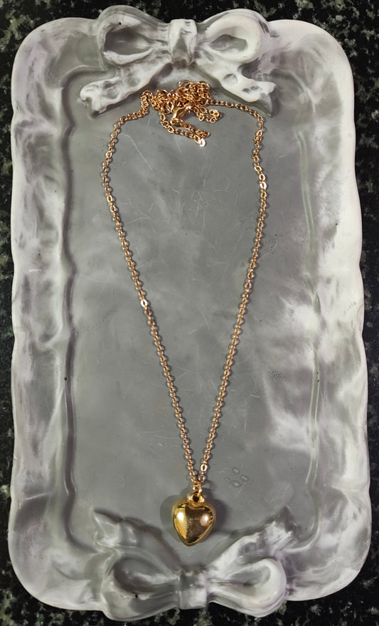 Golden Heart Necklace