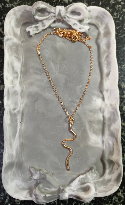 Golden Snake Necklace