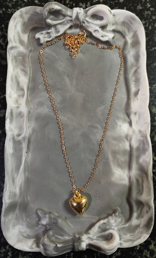 Golden Heart Necklace