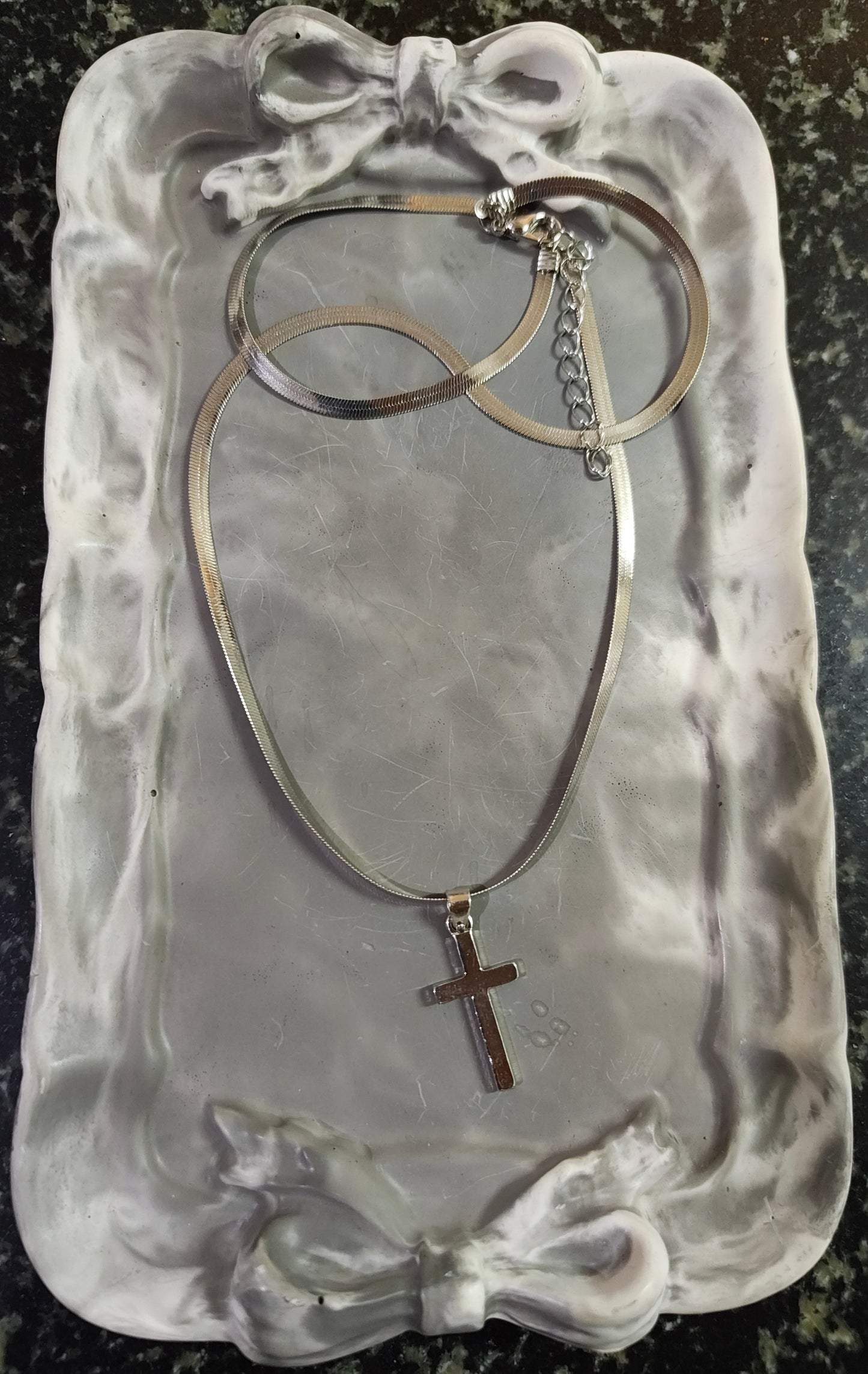 Silver Cross Necklace