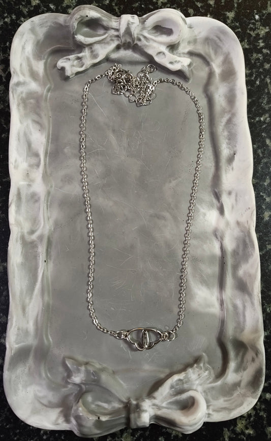 Silver Hearts Necklace