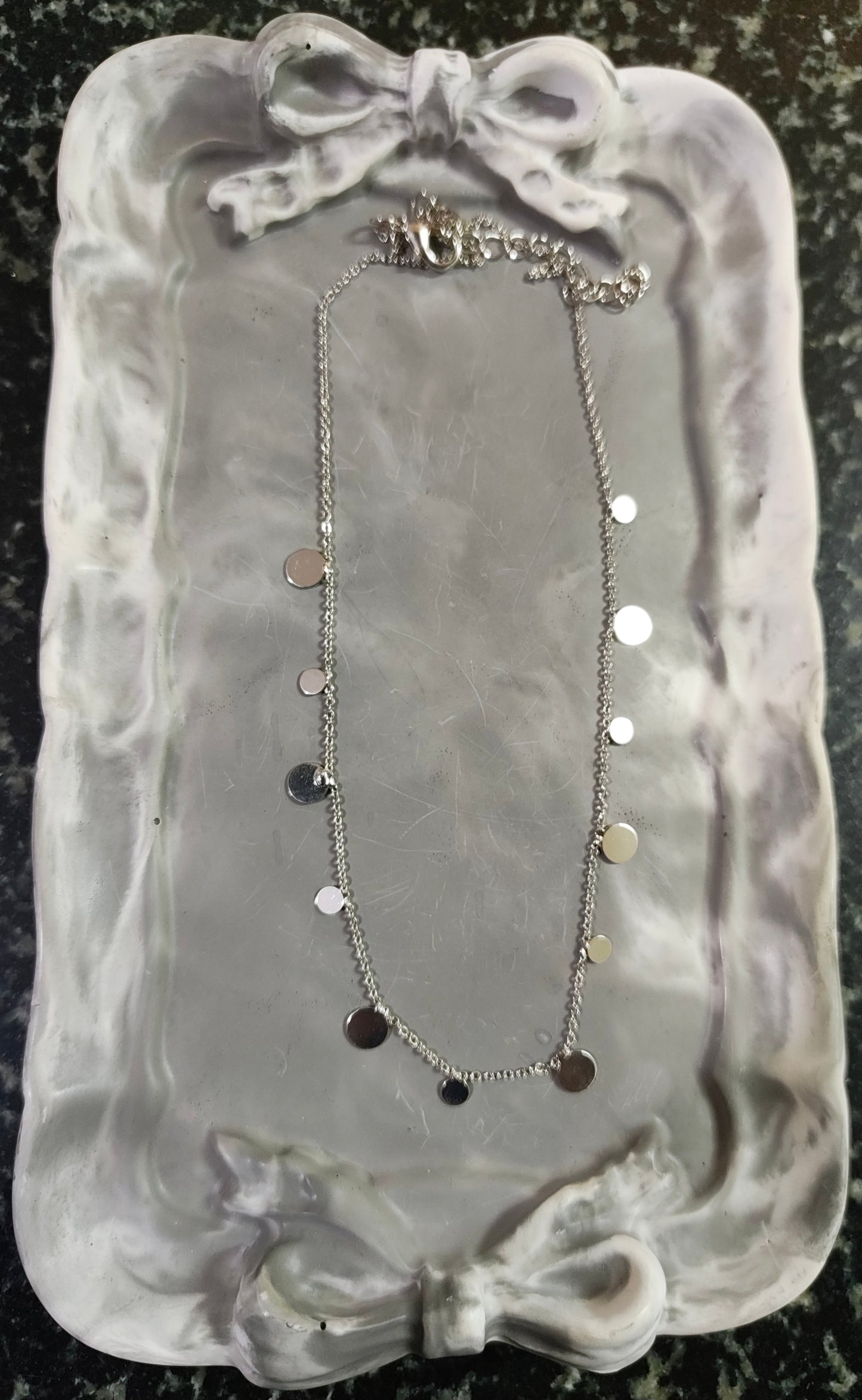 Silver Circle Necklace