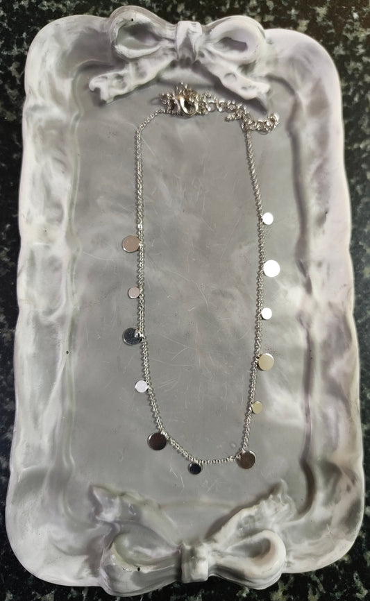Silver Circle Necklace