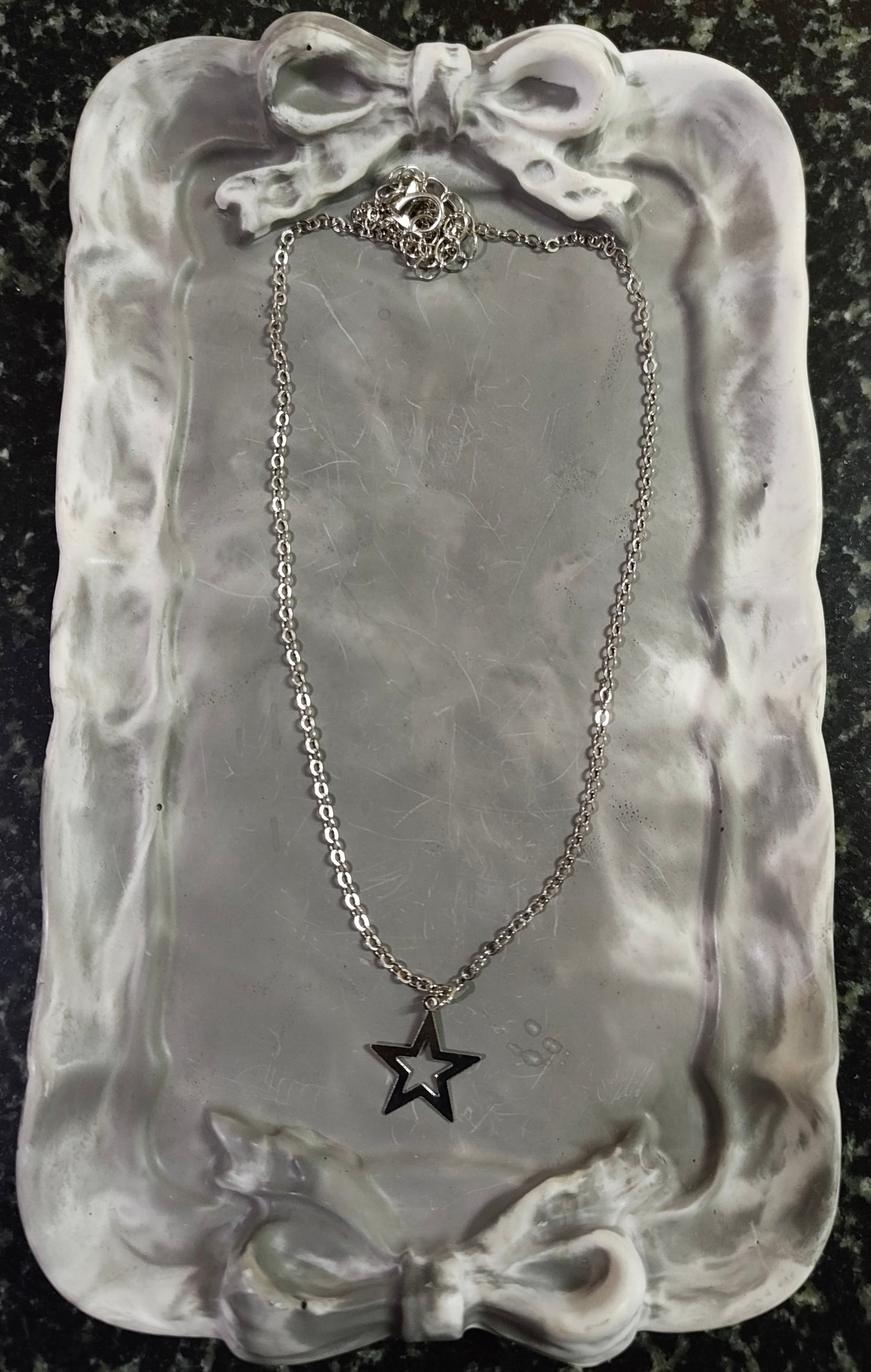Silver Star Necklace